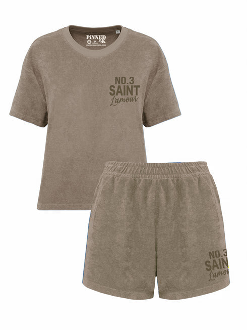 Set Terry Terry Saint L'amour Velvet Mocca- Nude